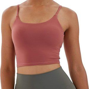 Women's Strappy Stretch Sports Bra Yoga size S. d11